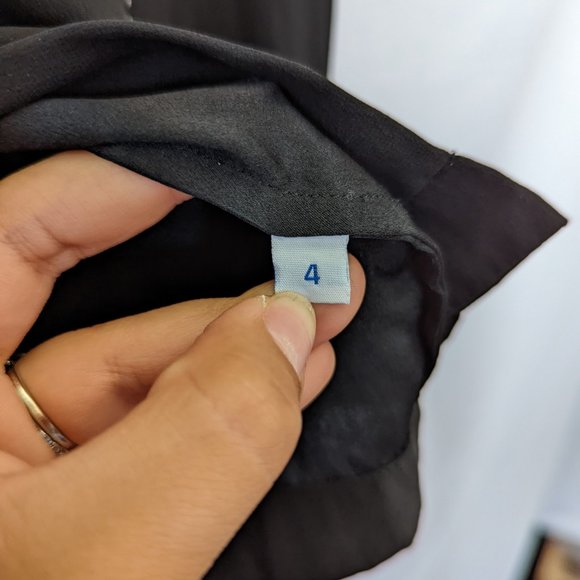 Vintage Troy Palm Desert Black Button Down Size 4 - Picture 4 of 11